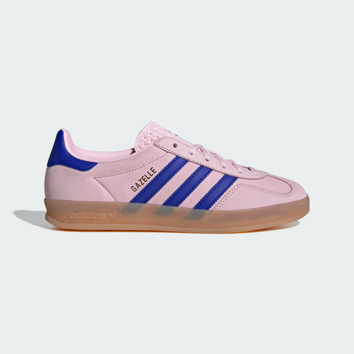 Adidas Gazelle Indoor Sneakers - Clear Pink / Bright Blue - view 1