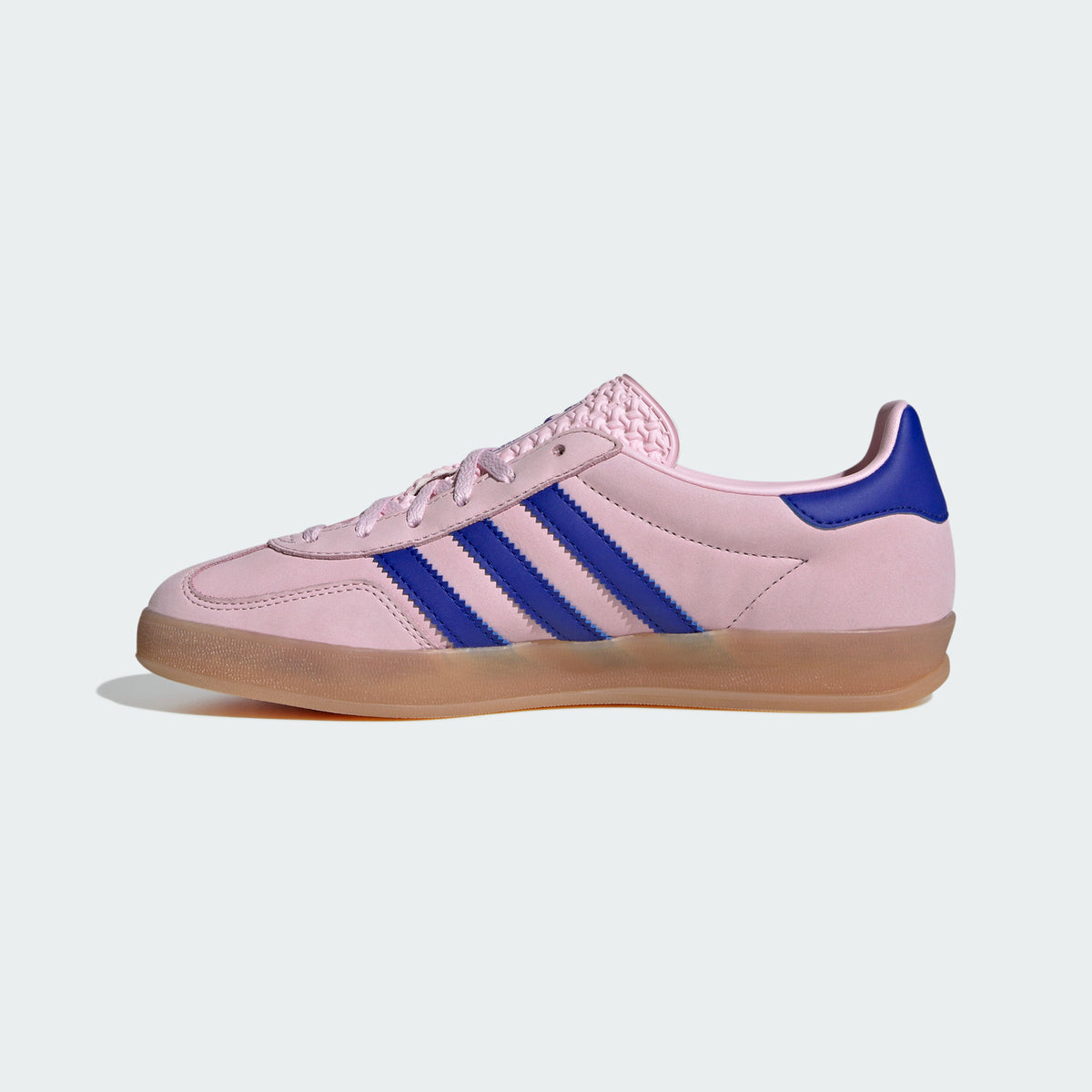Adidas Gazelle Indoor Sneakers - Clear Pink / Bright Blue - view 3