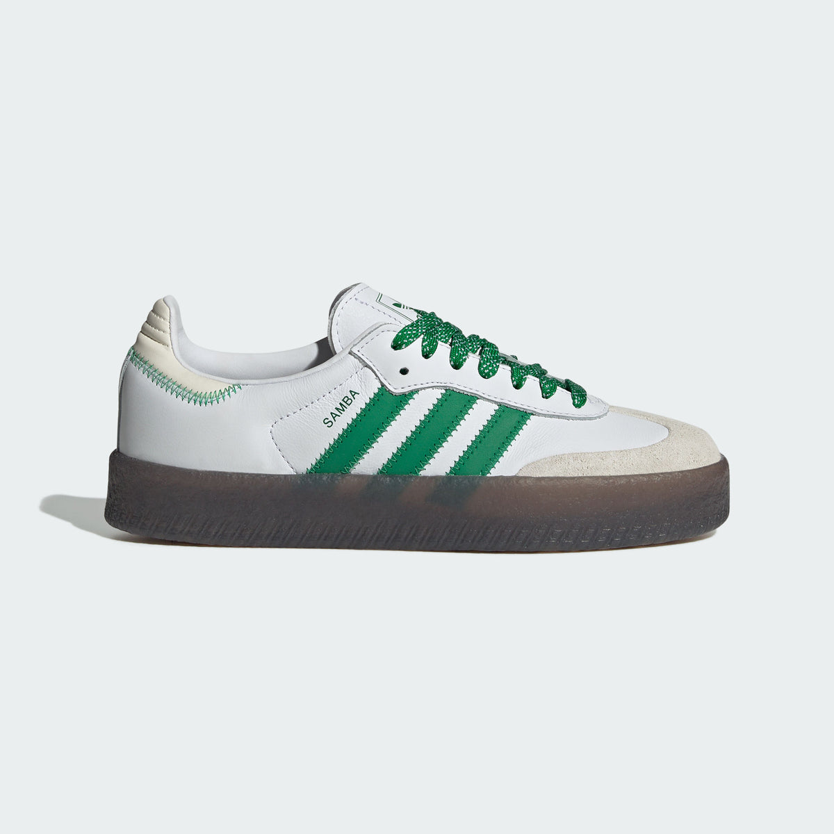 Adidas Sambae Sneakers - White / Green / Chalk White - view 3