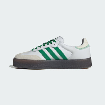 Adidas Sambae Sneakers - White / Green / Chalk White - view 4