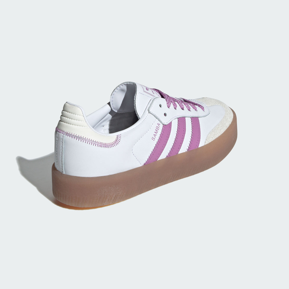 Adidas Sambae Sneakers - White / Dark Purple / Chalk White - view 6