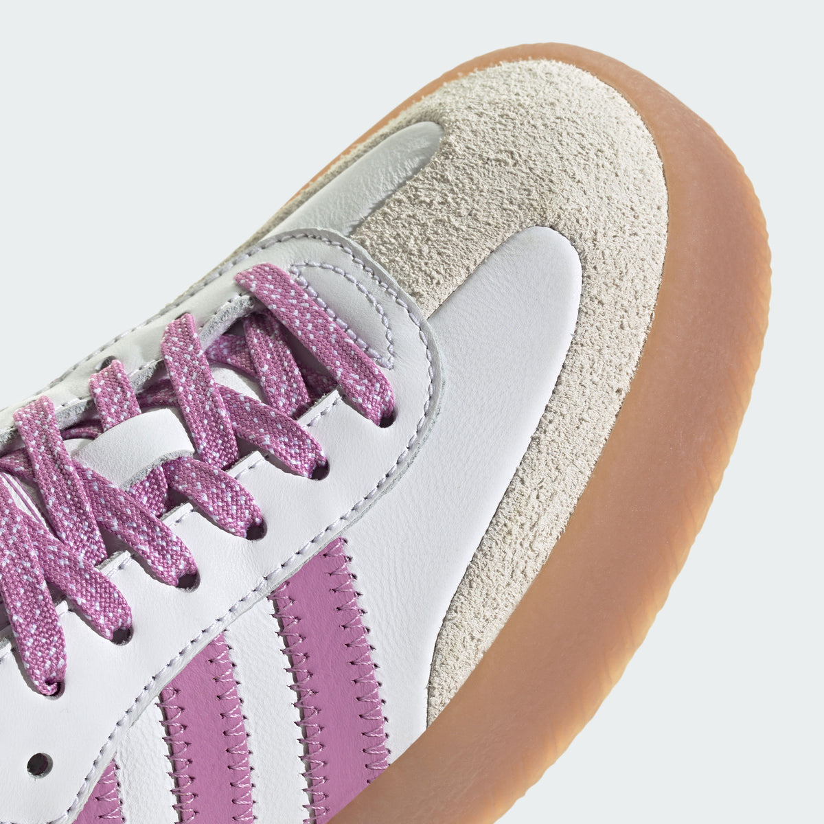 Adidas Sambae Sneakers - White / Dark Purple / Chalk White - view 8