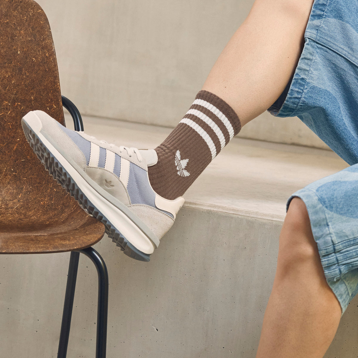 Adidas SL72 RTN Sneakers - Light Blue / Light Grey / White - view 4