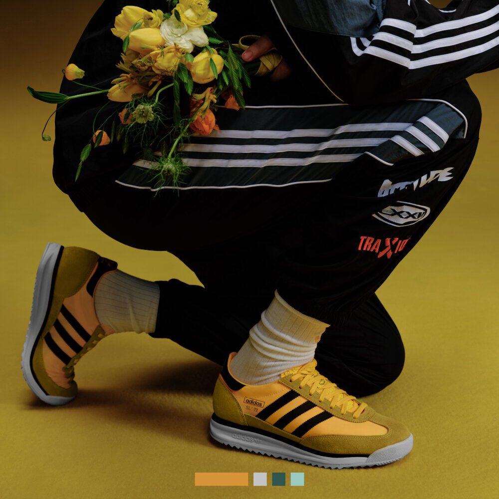 Adidas SL72 RS Sneakers - Bright Yellow / Dark Yellow / Black - view 2