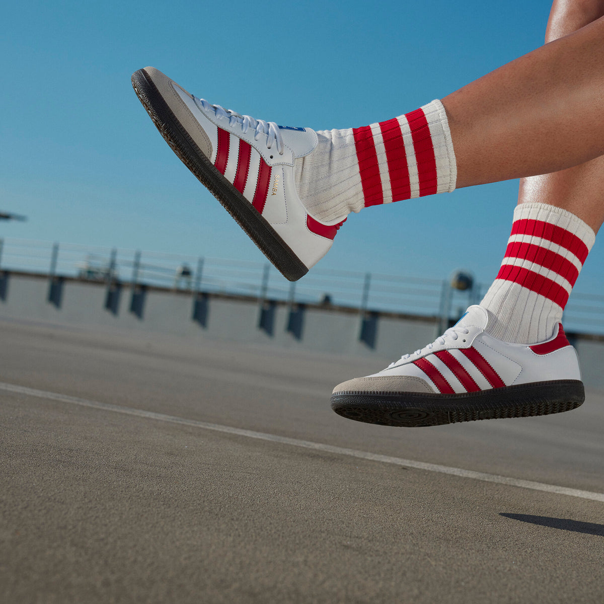 Adidas Samba OG Sneakers - White / Black / Light Grey - view 4