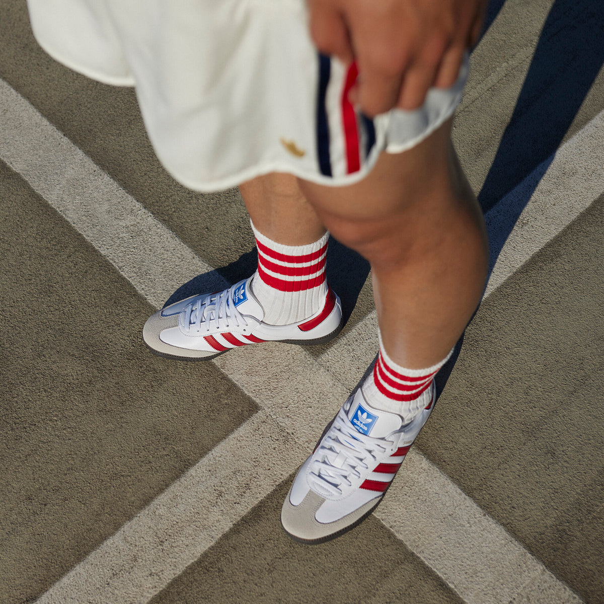Adidas Samba OG Sneakers - White / Black / Light Grey - view 6