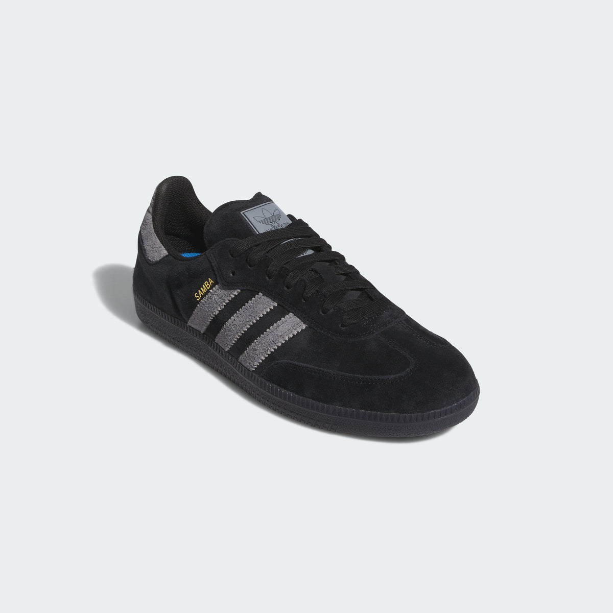 Adidas Samba ADV Sneakers - Core Black / Grey / Gold - view 6