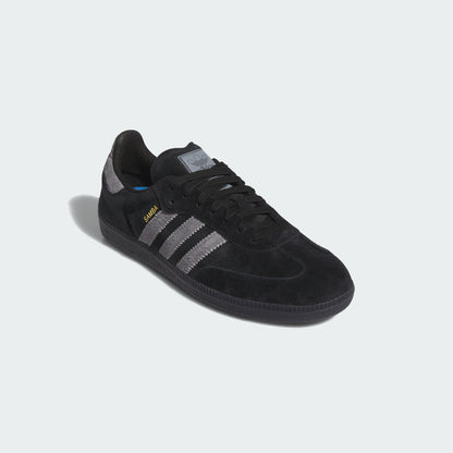 Adidas Samba ADV Sneakers - Core Black / Grey / Gold - view 6