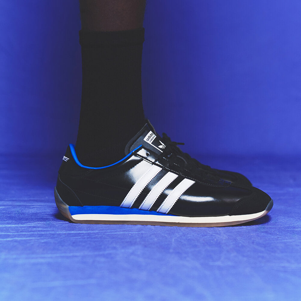 Adidas Country OG Sneakers - Black / White / Blue - view 1
