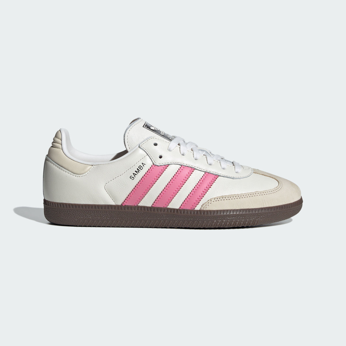 Adidas Samba OG Sneakers - White / Bright Pink / Wonder White - view 6