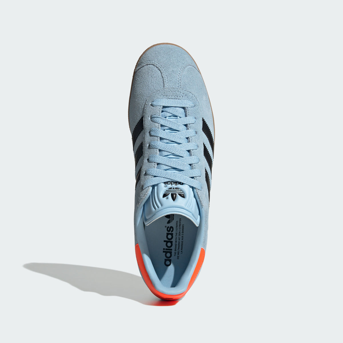 Adidas Gazelle Sneakers - Light Blue / Core Black / Resin Yellow - view 8