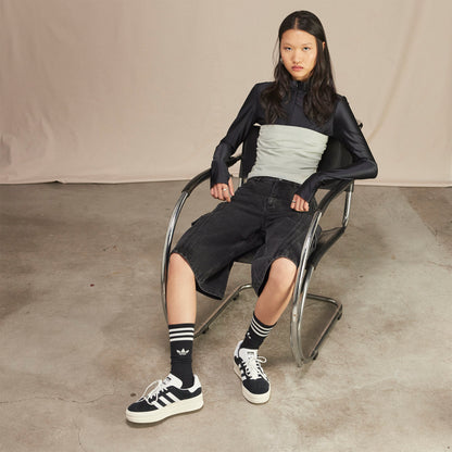 Adidas Gazelle BOLD Sneakers - Black / White - view 6