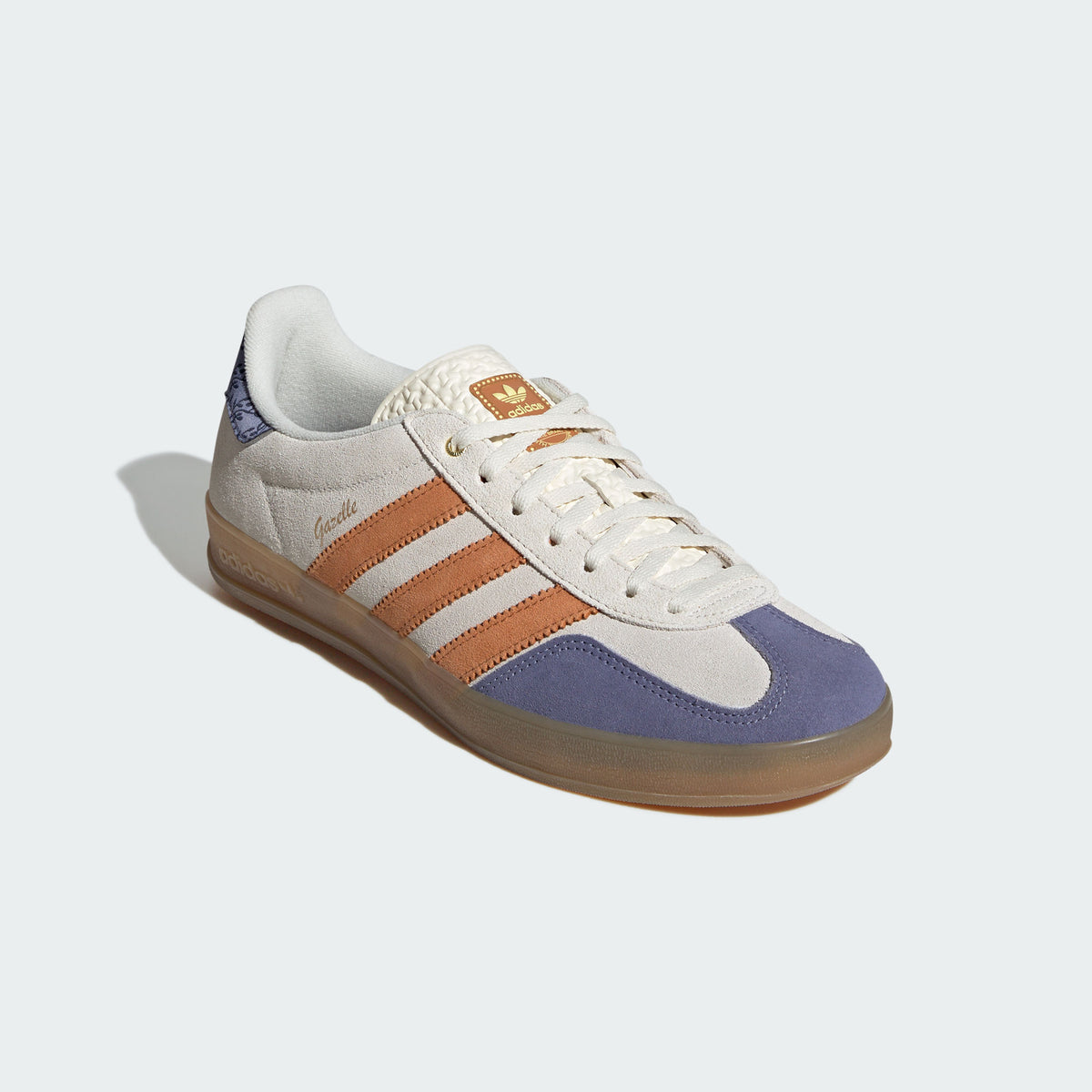 Adidas Gazelle Indoor Sneakers - Off White / Night Indigo / Violet - view 5