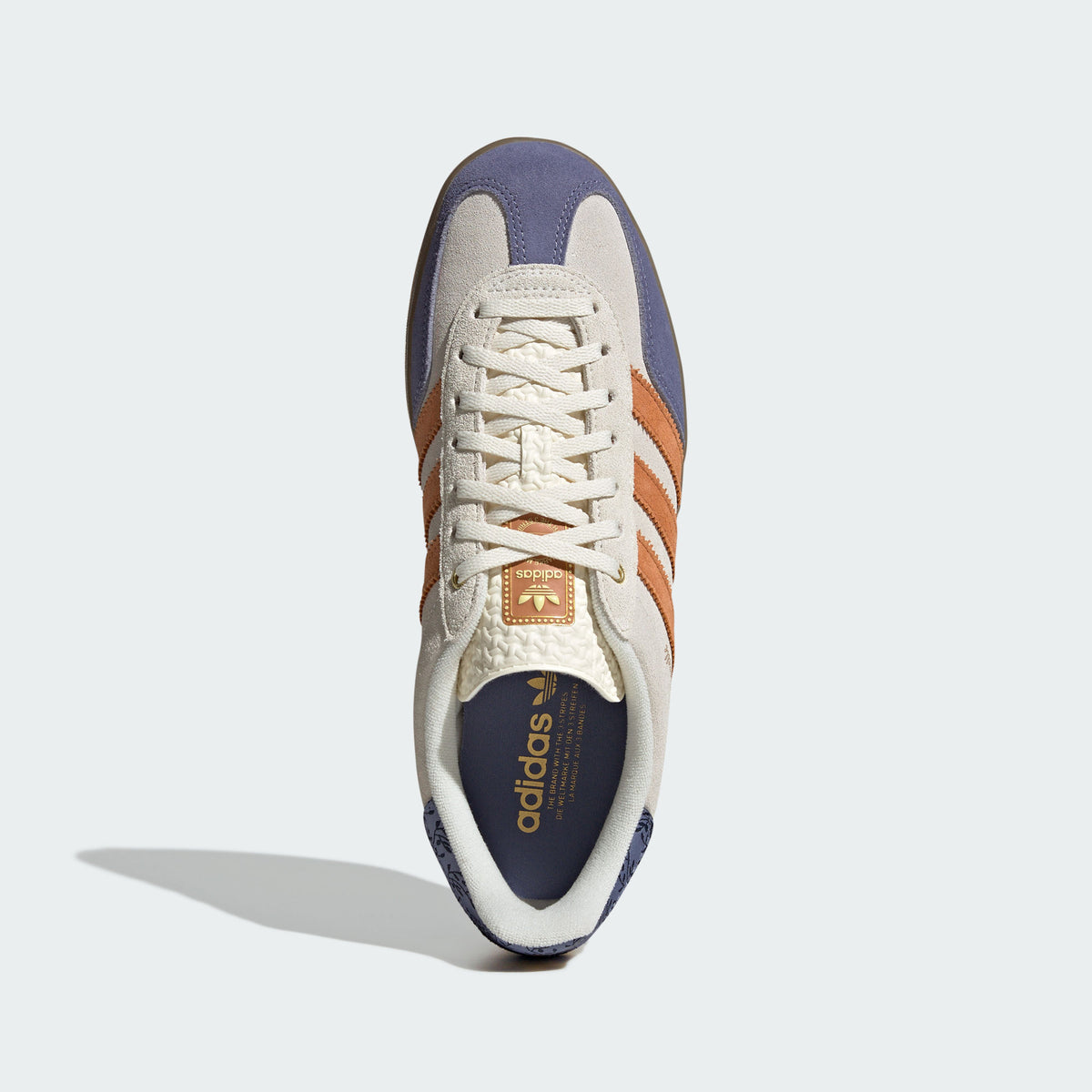 Adidas Gazelle Indoor Sneakers - Off White / Night Indigo / Violet - view 3