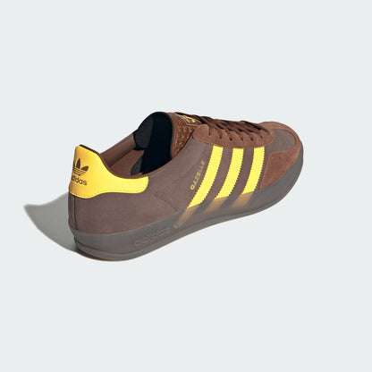 Adidas Gazelle Indoor Sneakers - Dark Brown / Earth Strata / Yellow - view 6