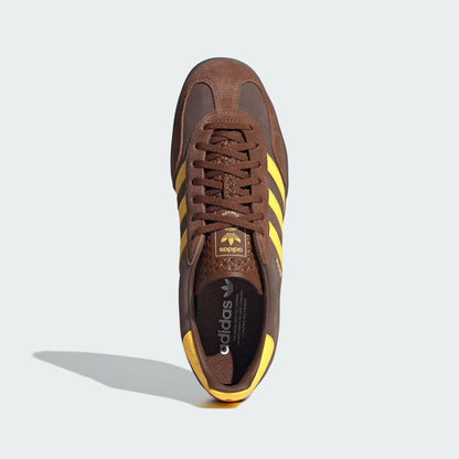 Adidas Gazelle Indoor Sneakers - Dark Brown / Earth Strata / Yellow - view 3