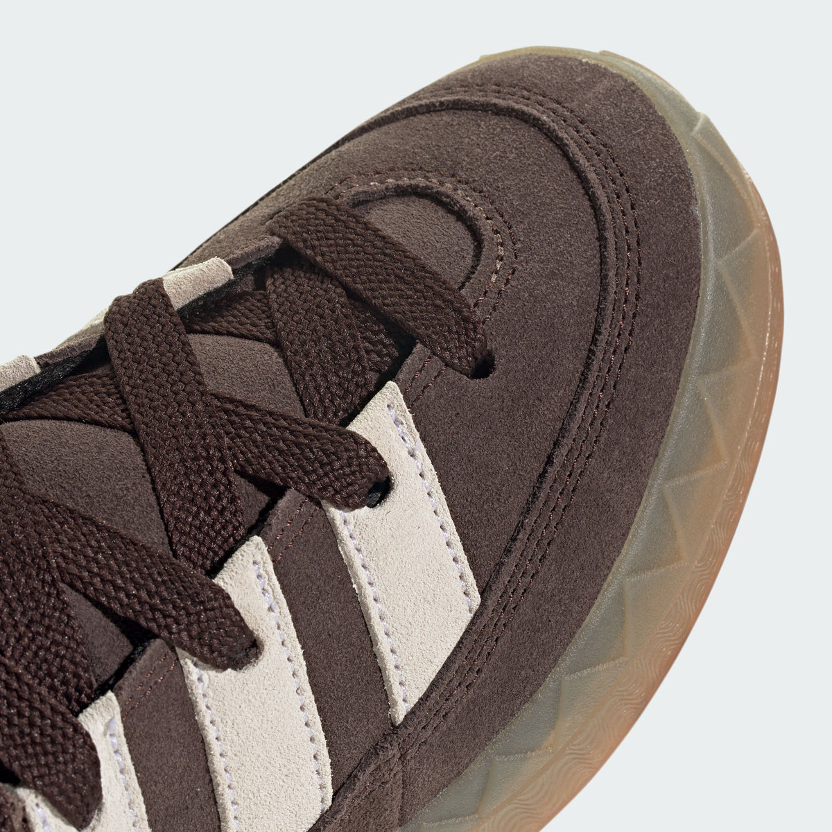 Adidas Adimatic Sneakers - Dark Brown / White / Earth Strata - view 7