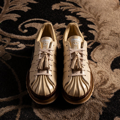 Adidas CLOT Superstar BY Edison CHEN Sneakers - Sand / White - view 3
