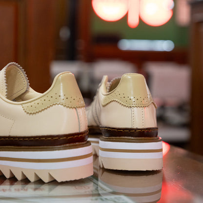 Adidas CLOT Superstar BY Edison CHEN Sneakers - Sand / White - view 4