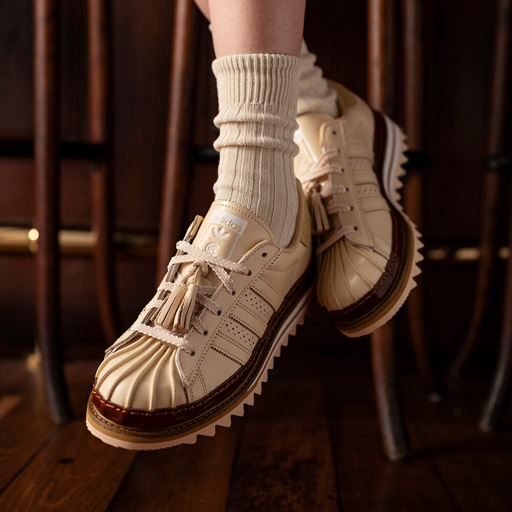 Adidas CLOT Superstar BY Edison CHEN Sneakers - Sand / White - view 5