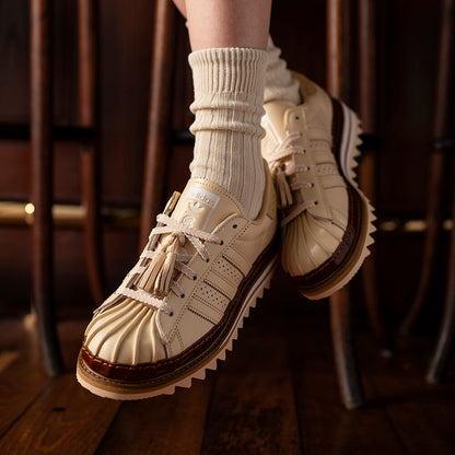 Adidas CLOT Superstar BY Edison CHEN Sneakers - Sand / White - view 5