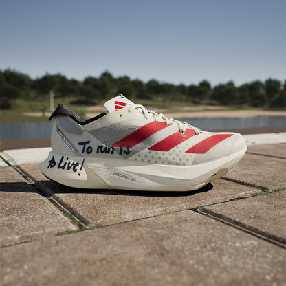 Adidas Adizero Adios PRO 3 RW5 Sneakers - Off White / Red / Navy - view 2