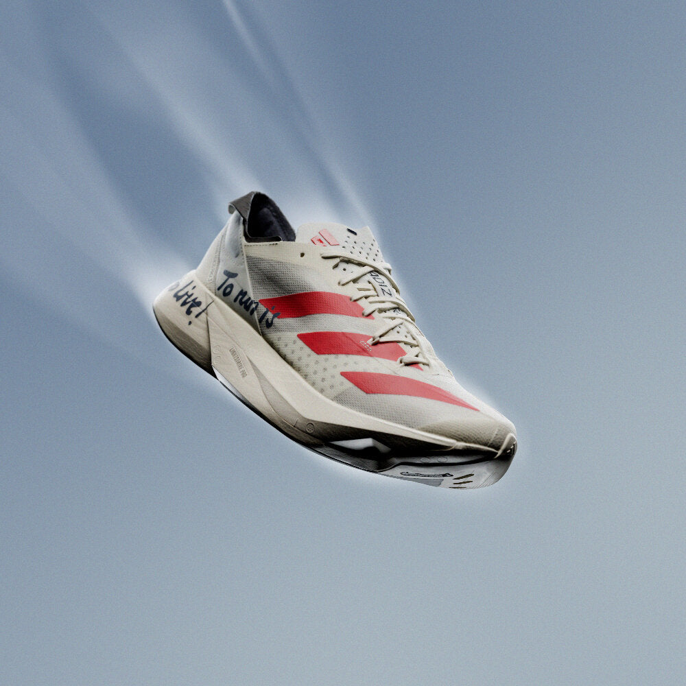 Adidas Adizero Adios PRO 3 RW5 Sneakers - Off White / Red / Navy - view 1