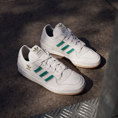 Adidas Forum LOW CL Sneakers - White / Bright Green / Pink - view 3