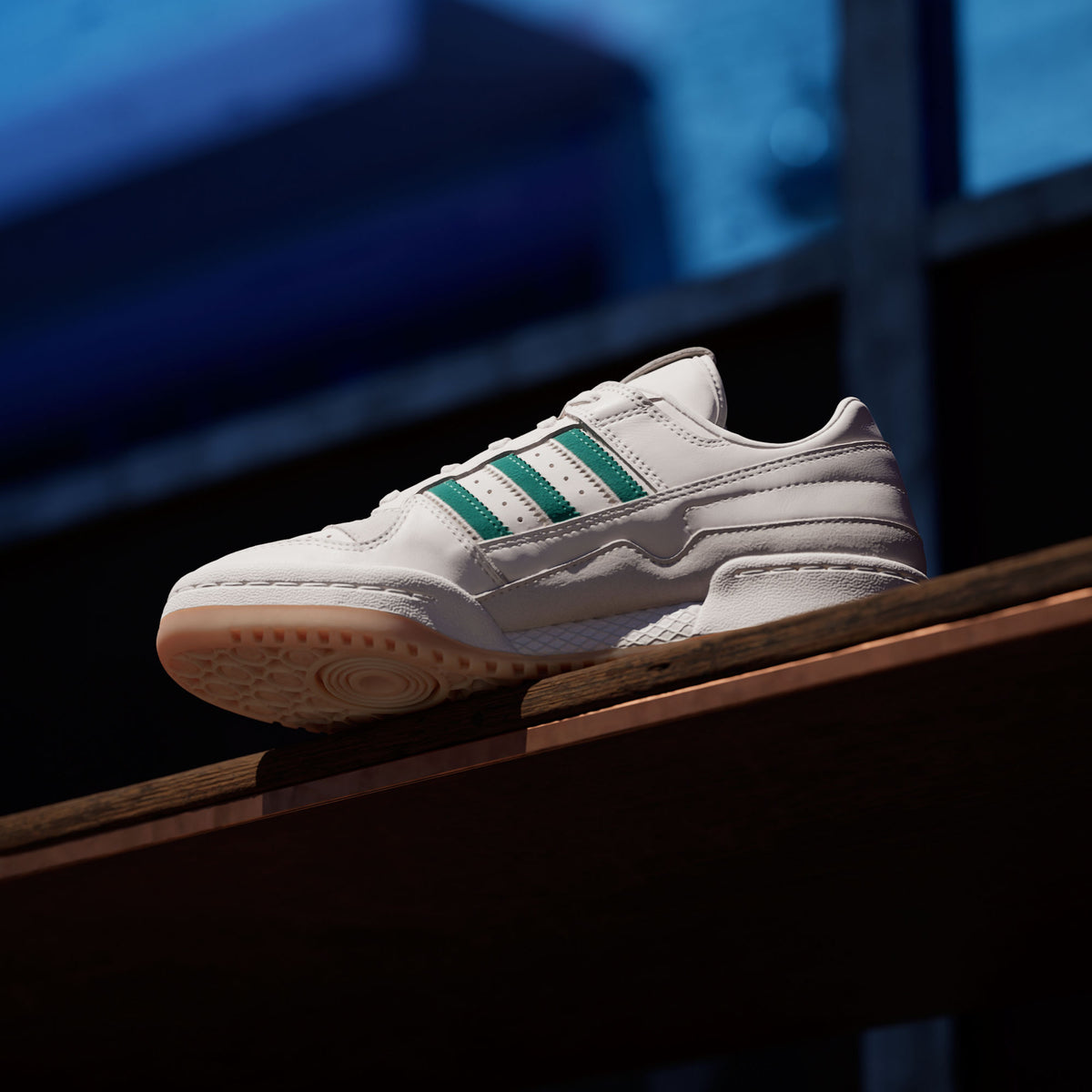Adidas Forum LOW CL Sneakers - White / Bright Green / Pink - view 5