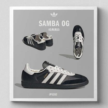 Adidas Samba OG Sneakers - Core Black / White / Core Black - view 2