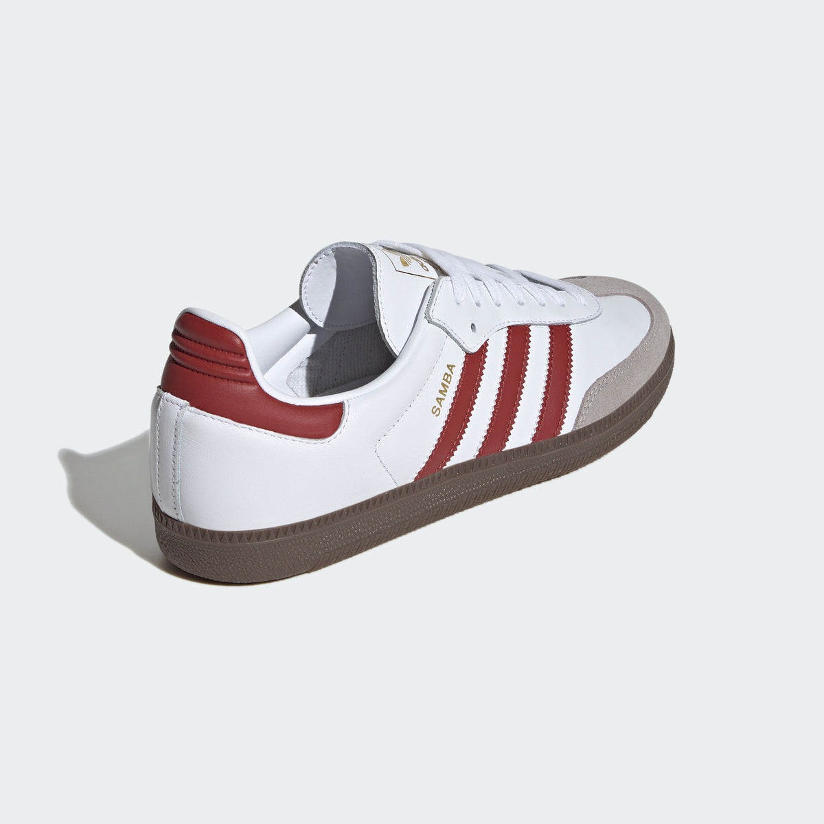 Adidas Samba OG Sneakers - White / Soft Red / Chrome Grey - view 8