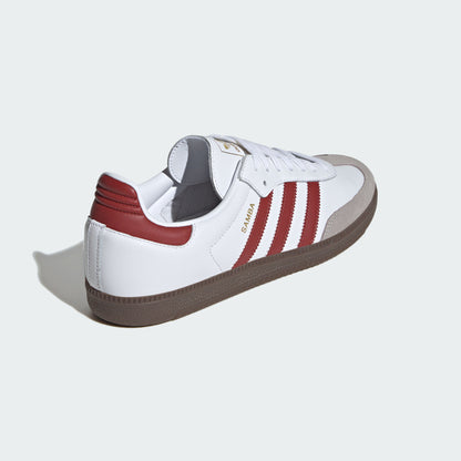 Adidas Samba OG Sneakers - White / Soft Red / Chrome Grey - view 8