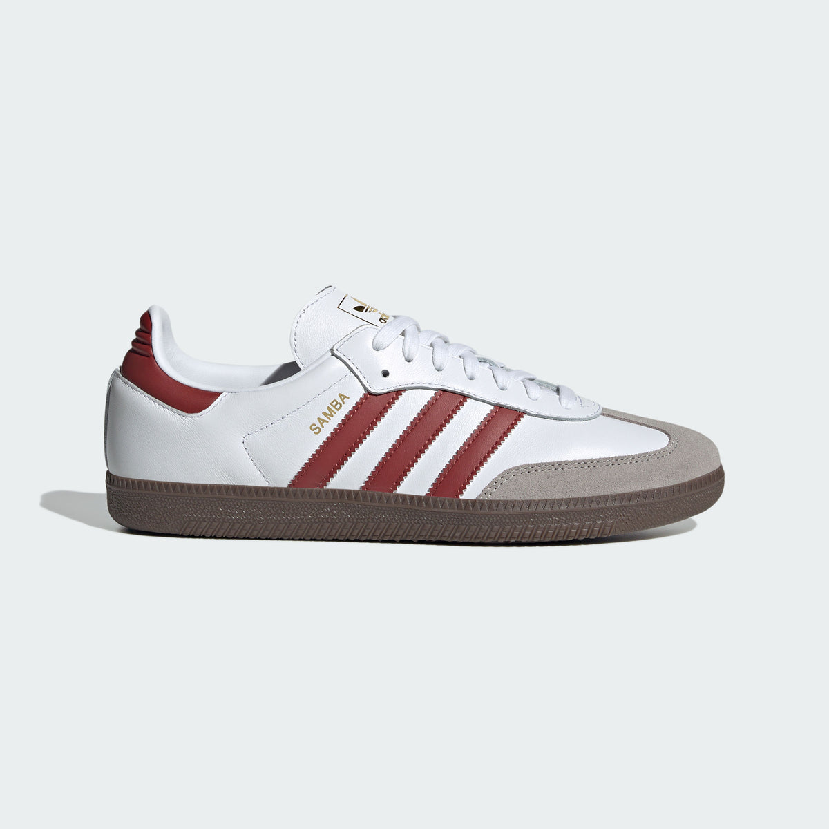 Adidas Samba OG Sneakers - White / Soft Red / Chrome Grey - view 3