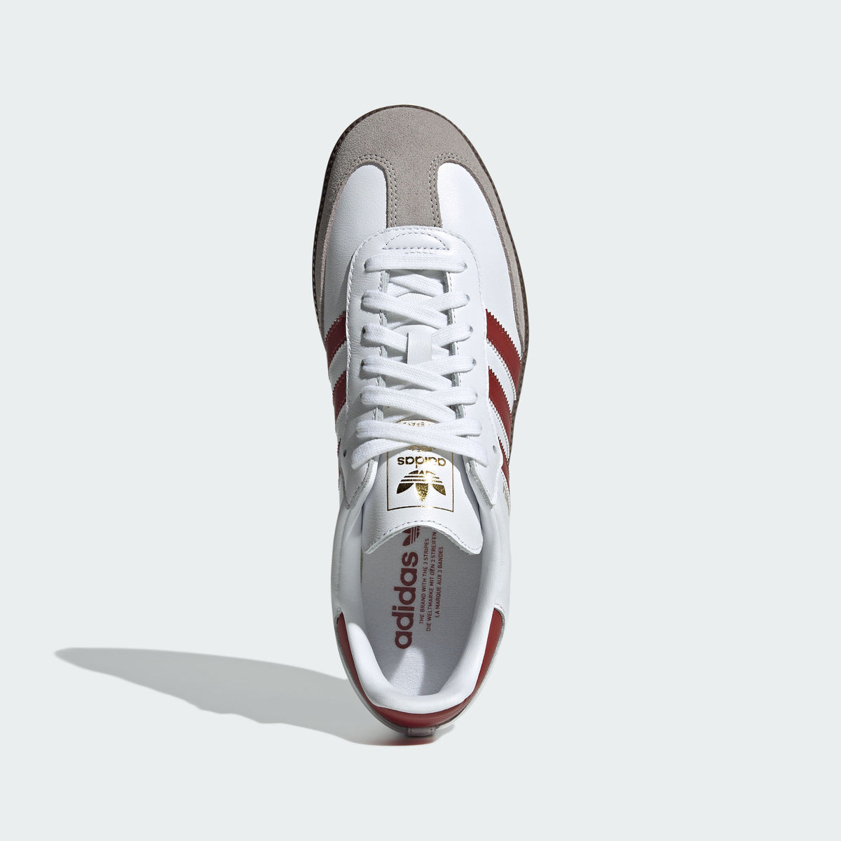 Adidas Samba OG Sneakers - White / Soft Red / Chrome Grey - view 5