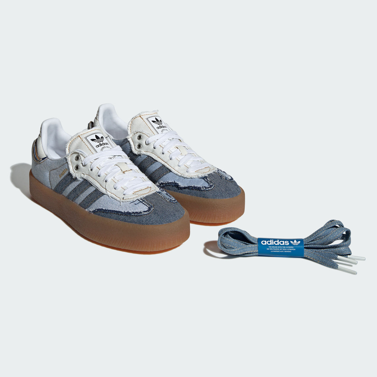Adidas Atmos Sambae Sneakers - White / Wheat / Resin Yellow - view 8