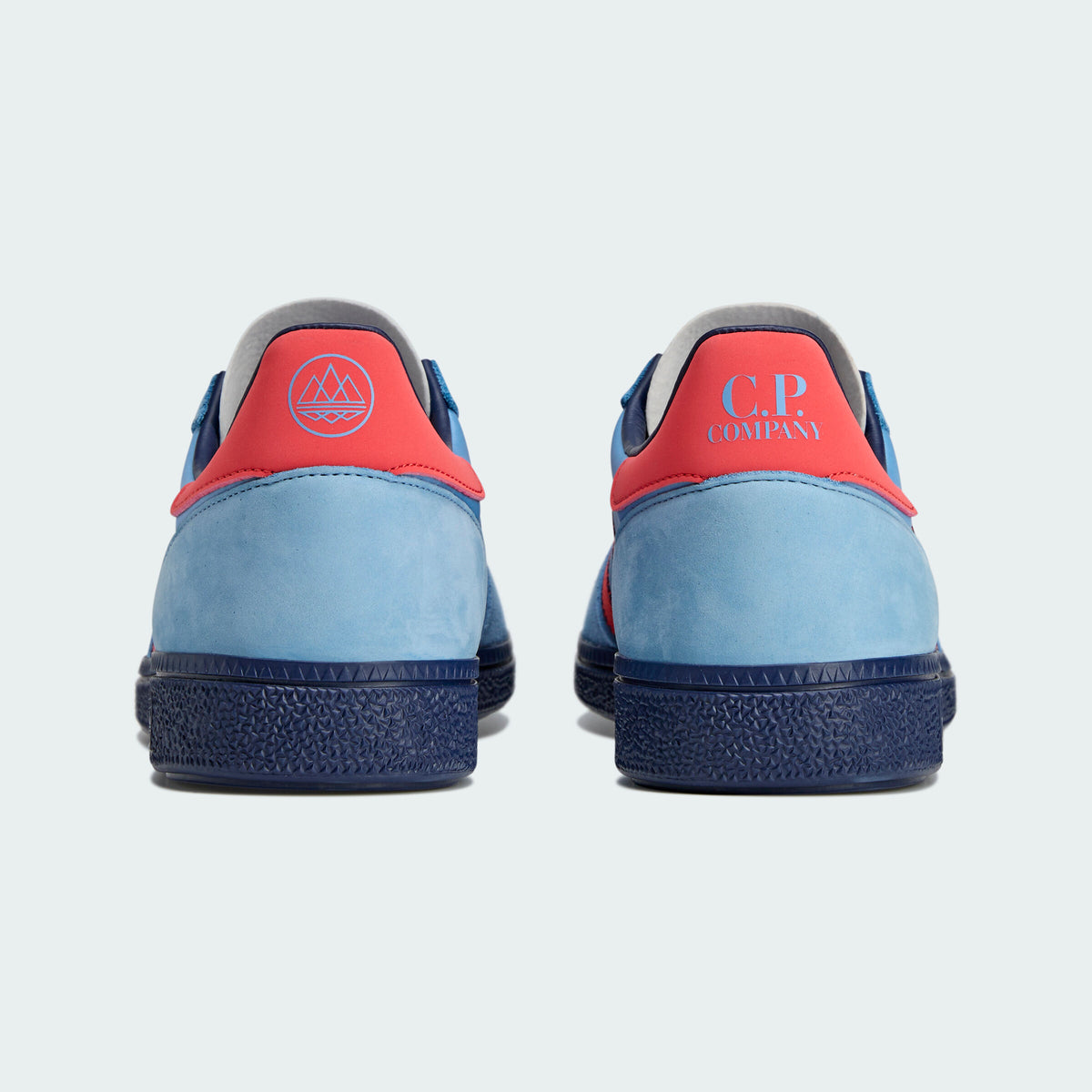 Adidas Spezial CP Manchester HOES Sneakers - Pale Blue / Light Red / Dark Blue - view 6