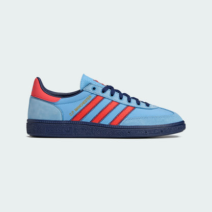 Adidas Spezial CP Manchester HOES Sneakers - Pale Blue / Light Red / Dark Blue - view 1