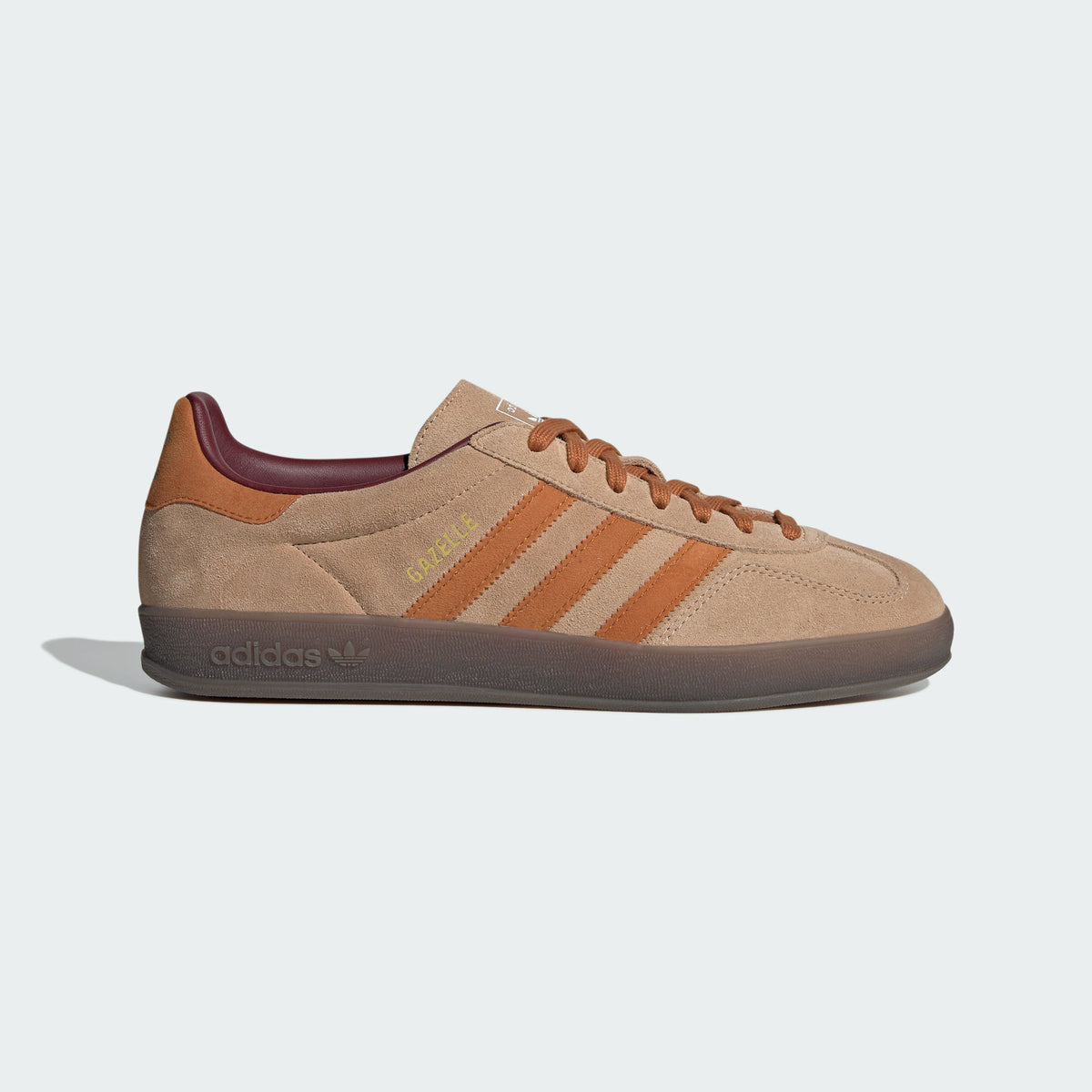 Adidas Gazelle Indoor Sneakers - Warm Sand / Shadow Red - view 1