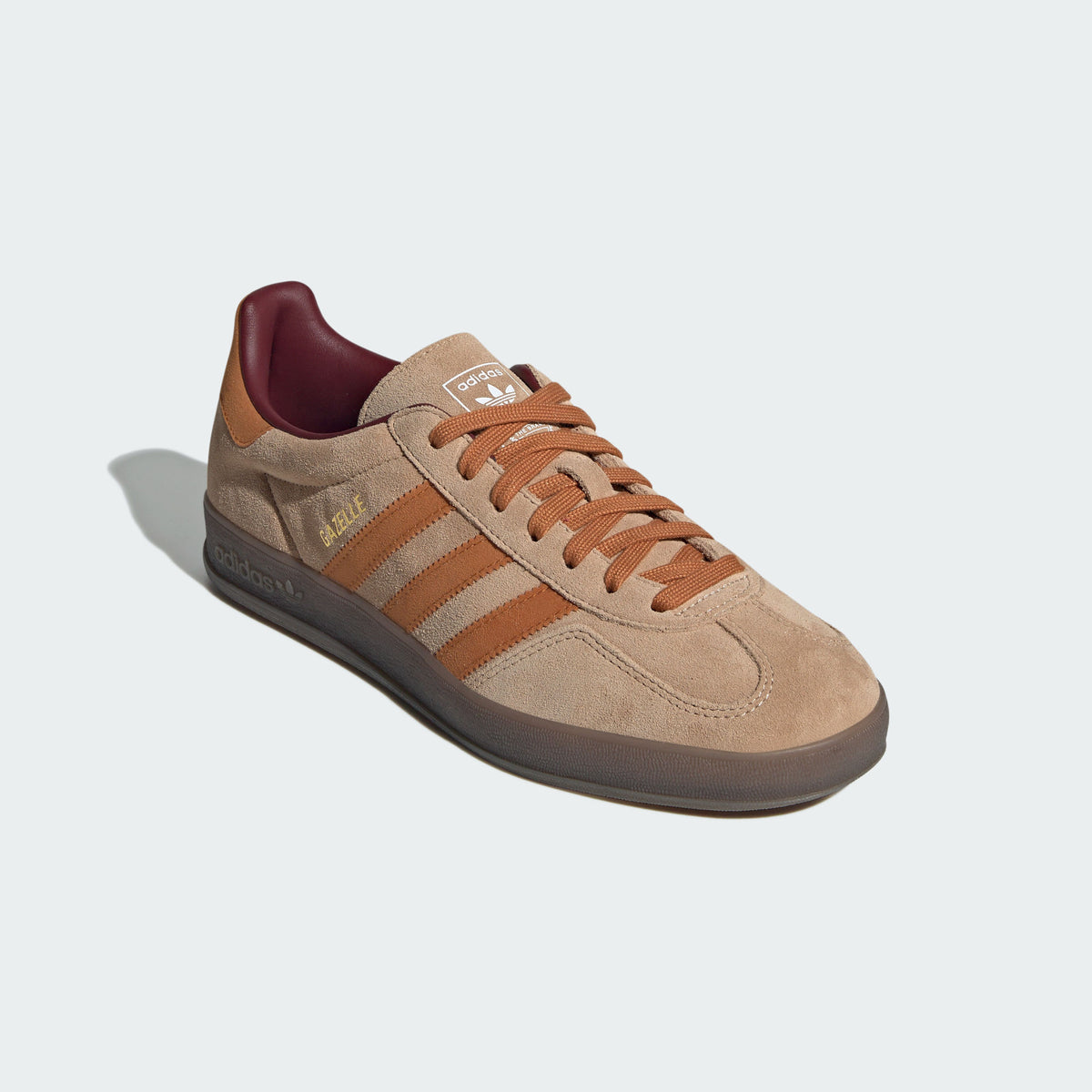 Adidas Gazelle Indoor Sneakers - Warm Sand / Shadow Red - view 5