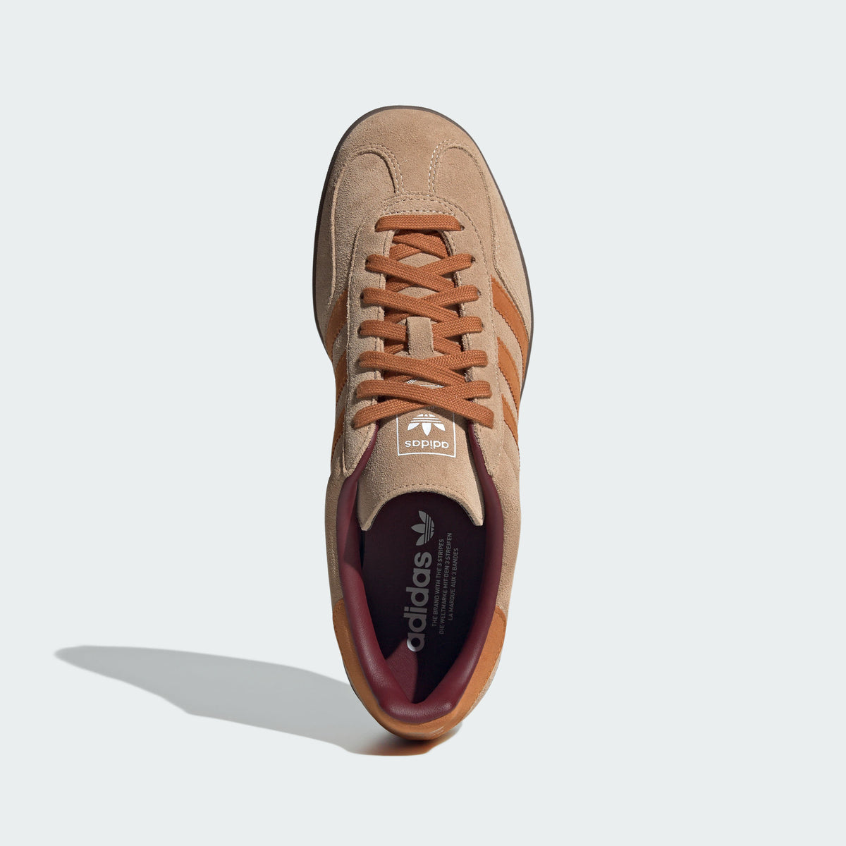 Adidas Gazelle Indoor Sneakers - Warm Sand / Shadow Red - view 3