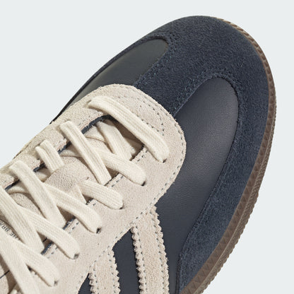 Adidas Samba OG Sneakers - Aurora Ink / Off White / Resin Yellow - view 8