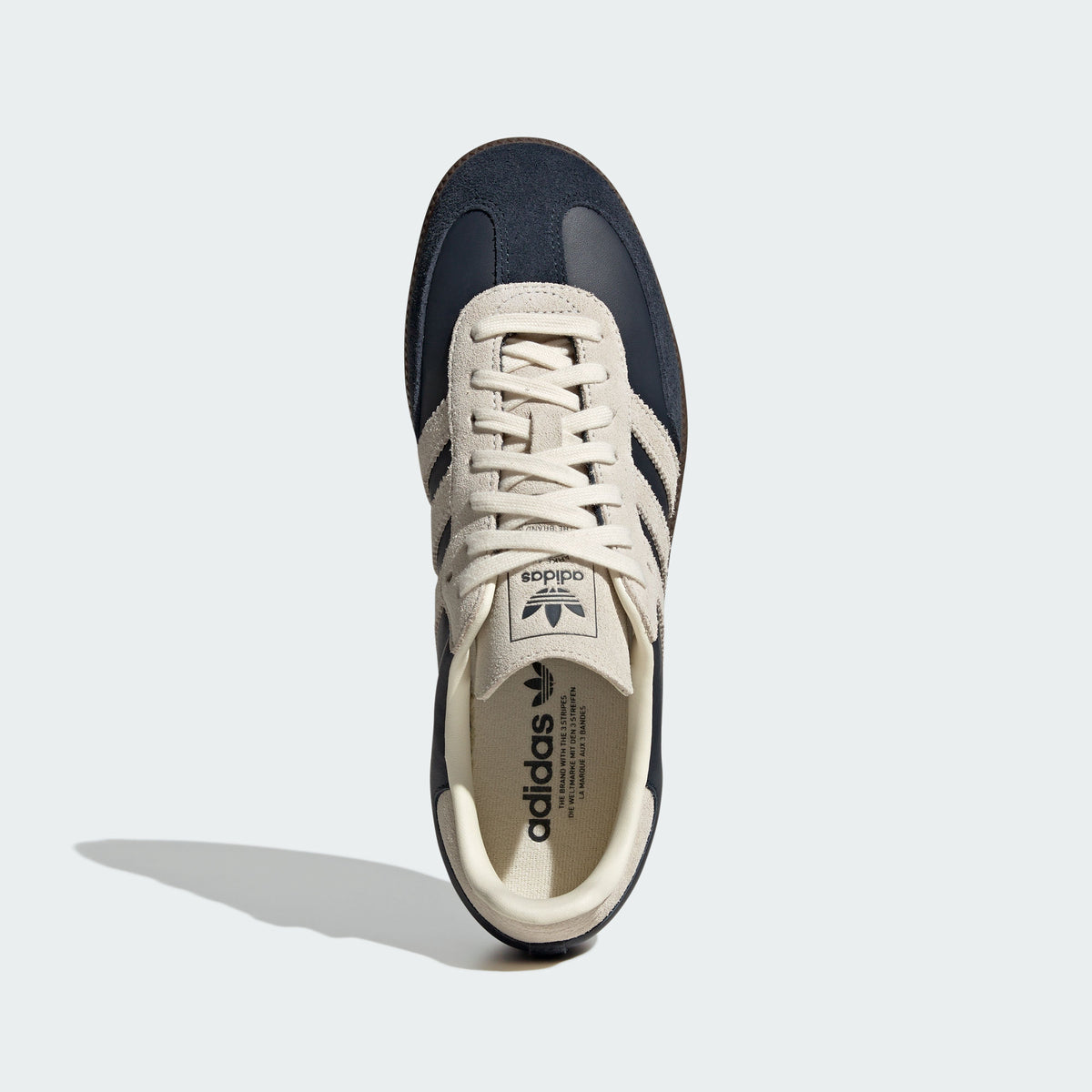 Adidas Samba OG Sneakers - Aurora Ink / Off White / Resin Yellow - view 3