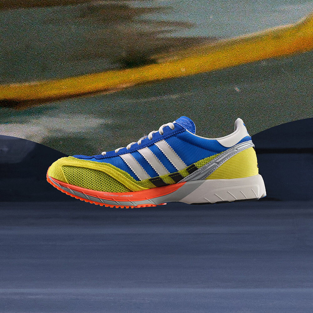 Adidas BAD Bunny Adizero SL72 Sneakers - Blue / Crystal White / Bright Yellow - view 2