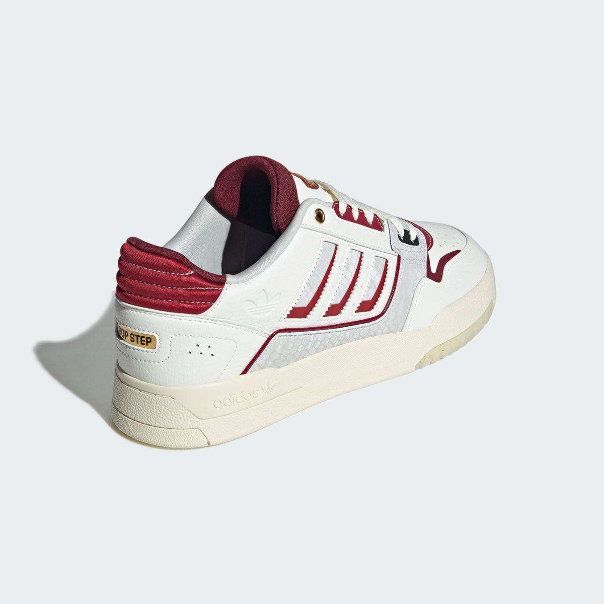 Adidas DROP STEP LOW 2.0 Sneakers - White / Off White / Light Grey / Maroon - view 8