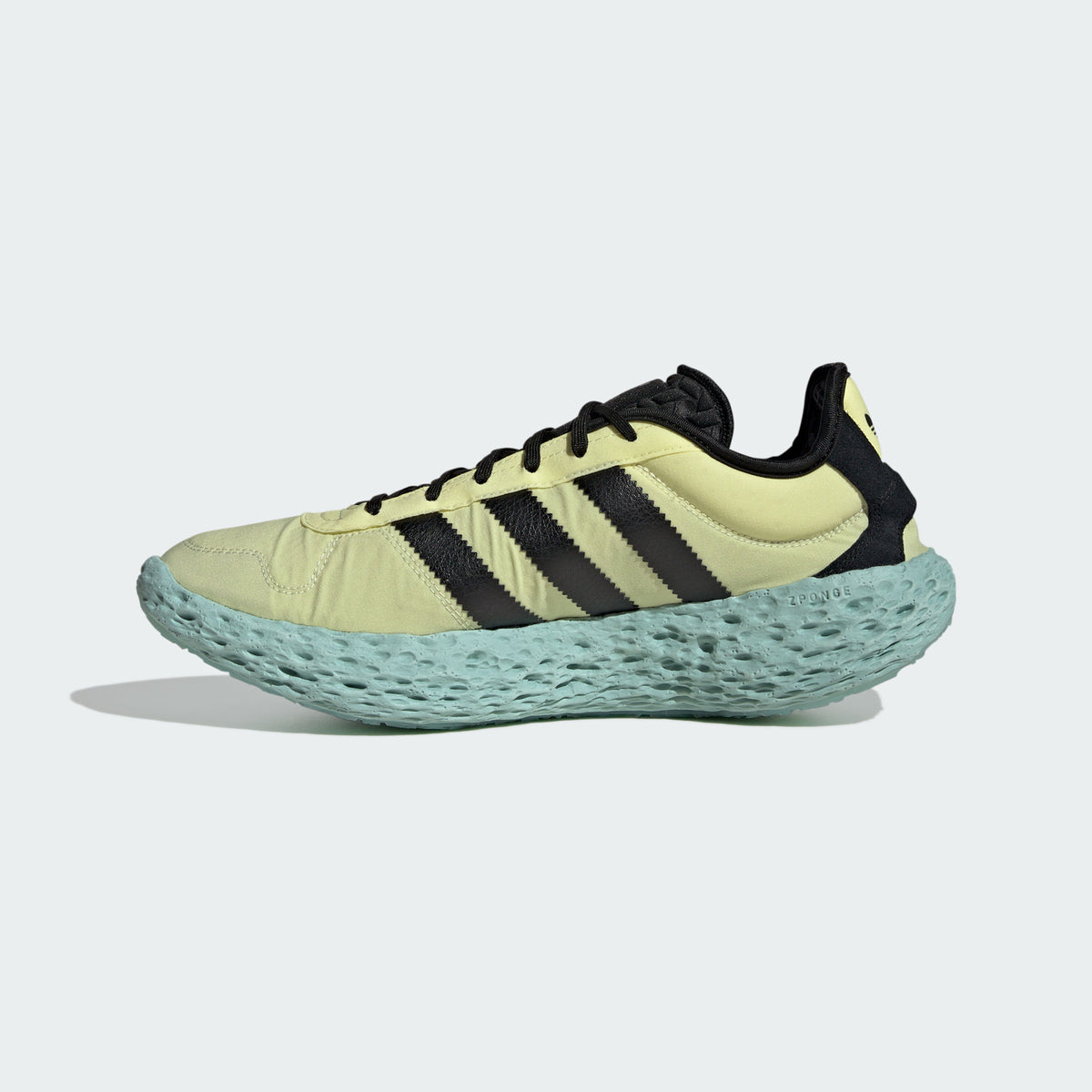 Adidas Zponge Sneakers - Grey / Dark Silver Metallic / Solar Red - view 2