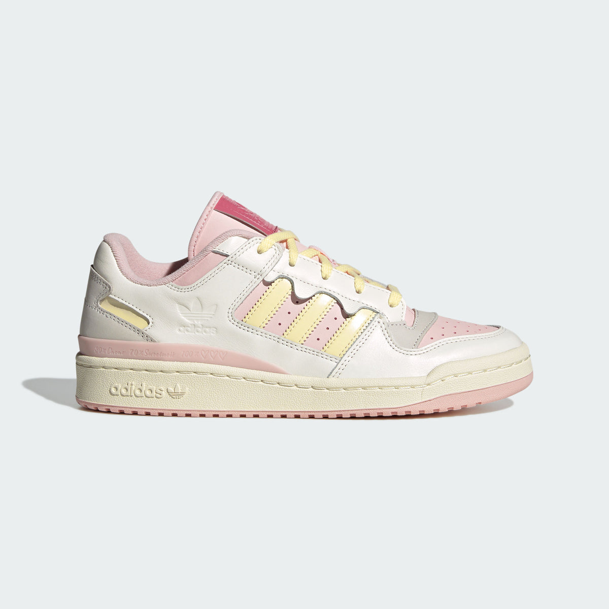 Adidas Forum LOW CL Sneakers - Clear Pink / Warm Vanilla / Crystal White - view 6