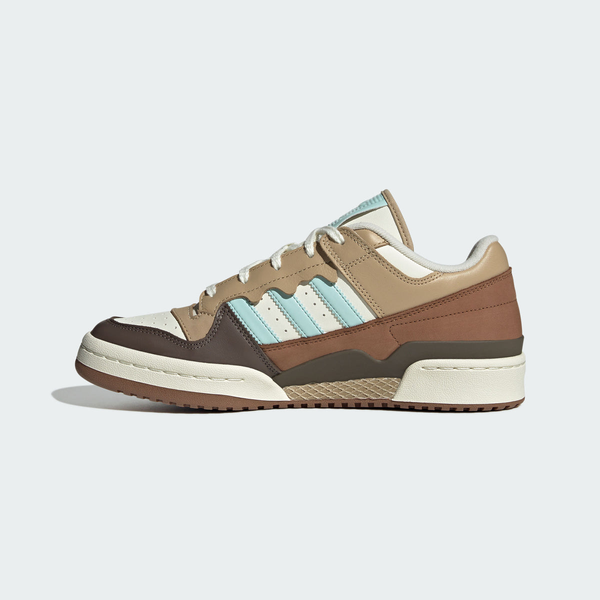 Adidas Forum LOW CL Sneakers - Ivory / Light Solar Green / Magic Beige - view 7