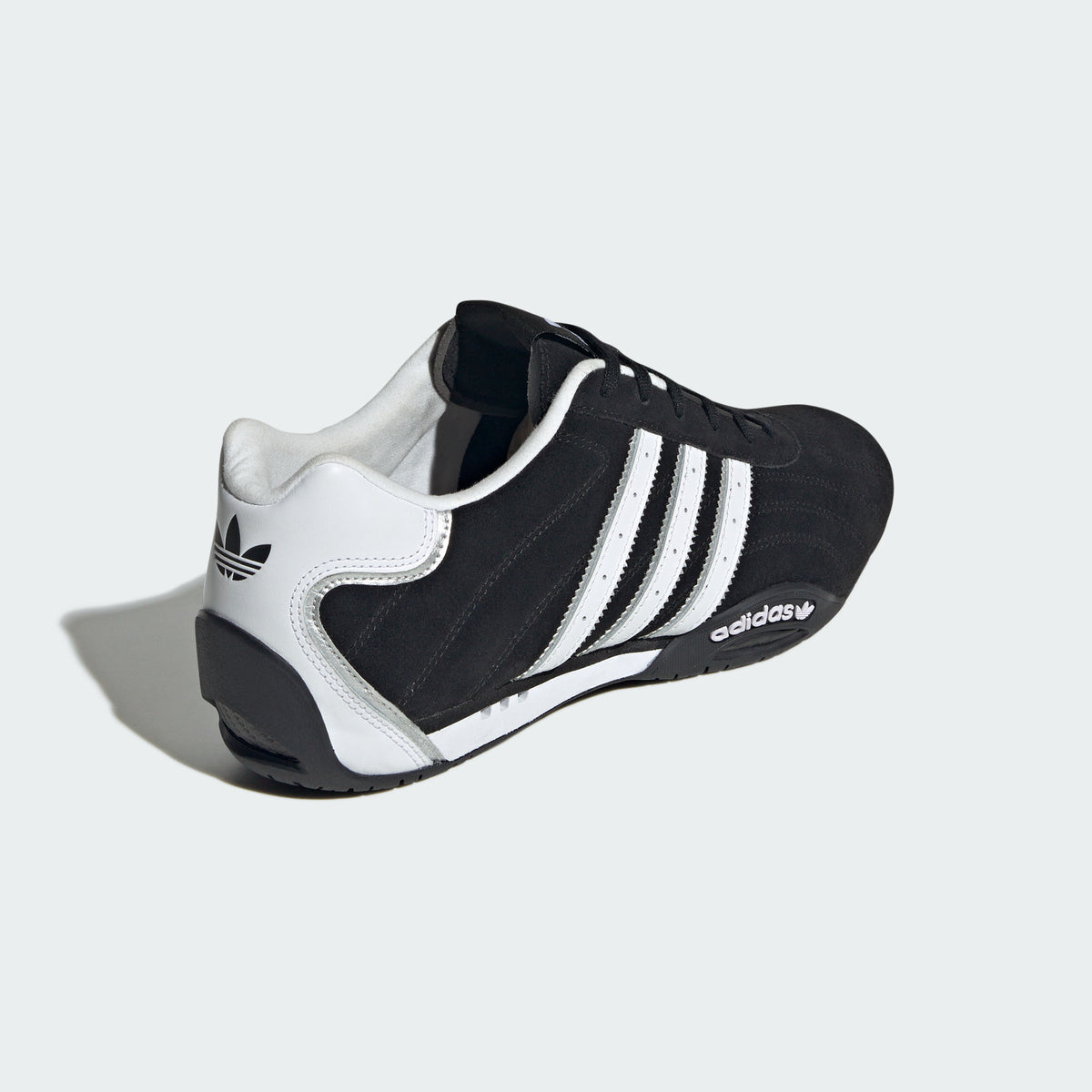 Adidas ADI Racer LO Sneakers - Black / White / Silver Metallic - view 6