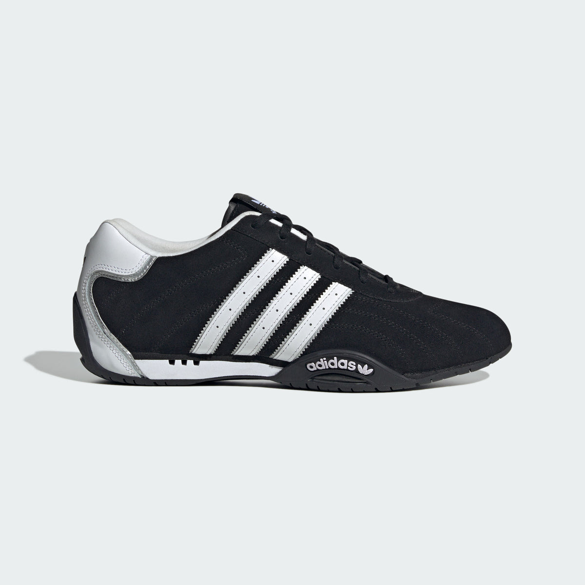 Adidas ADI Racer LO Sneakers - Black / White / Silver Metallic - view 1