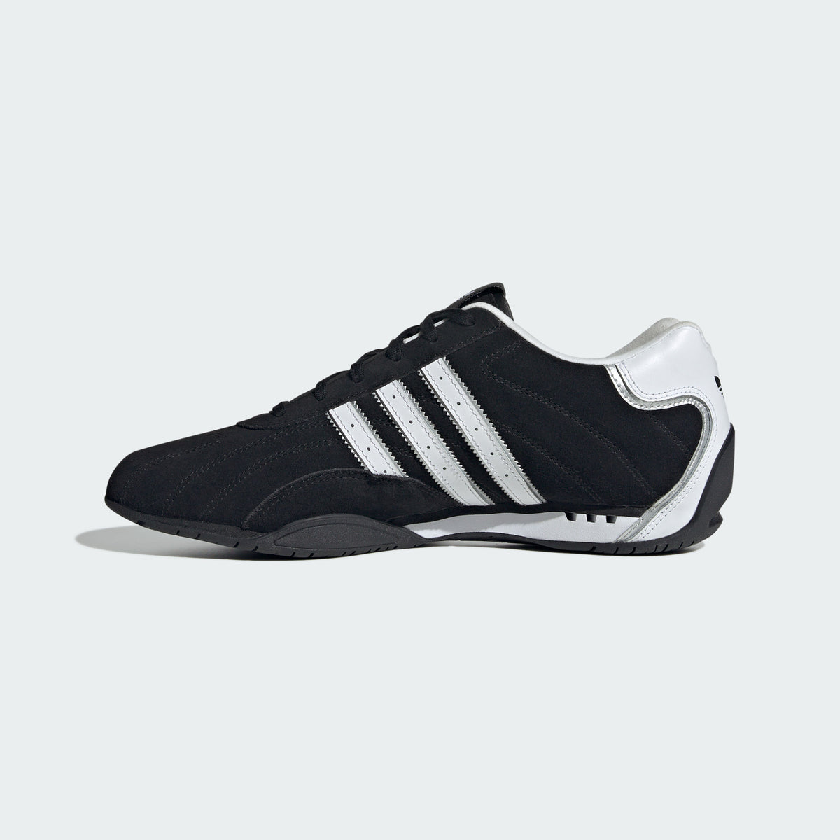 Adidas ADI Racer LO Sneakers - Black / White / Silver Metallic - view 2